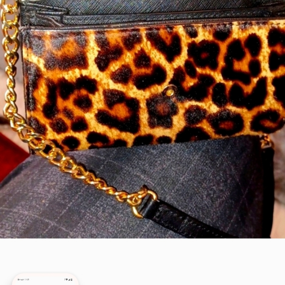 MK Leopard Mini Crossbody - Picture 5 of 5